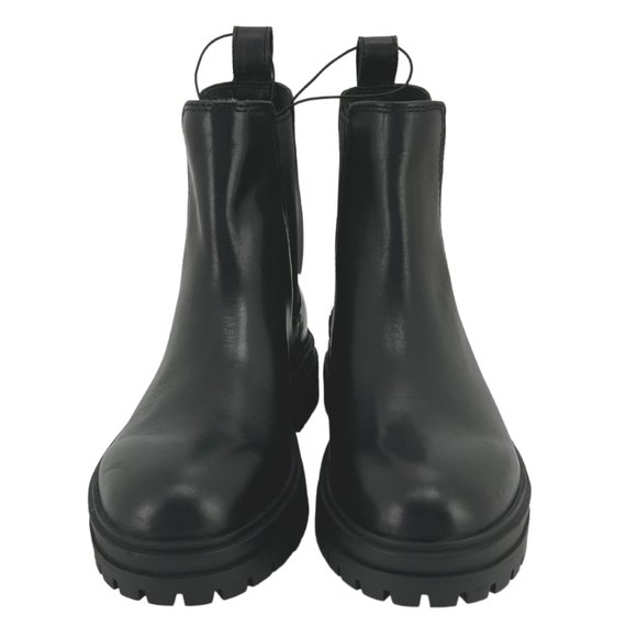 Steve Madden | Women's Leather Chelsea Boots | Black | Various Sizes - Picture 2 of 6